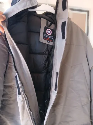 Chaqueta Canada Goose gris original