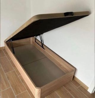 Canapé abatible madera y metal