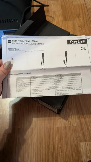 Fonestar Amplificador MA-251 + Micrófono FDM-1060
