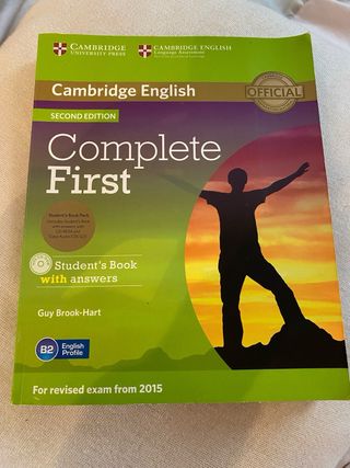 Libro first certificate nuevo , incluye 2 CDs.