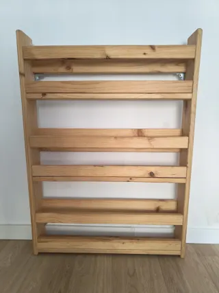 Estantería librería Montessori Muebles Lufe madera