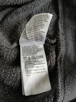 the north face hoodie size S grey