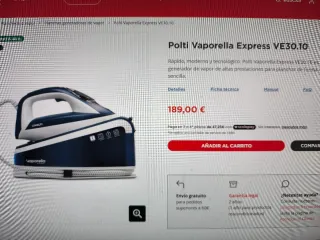 Plancha Polti Vaporella Express VI30.10
