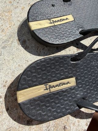 Chanclas Ipanema Corazón Dorado