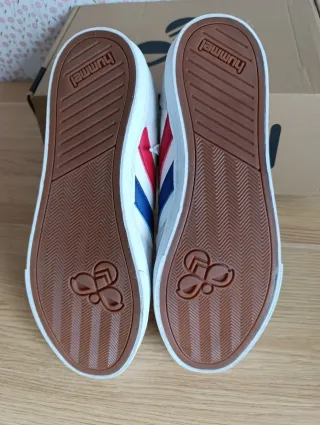 Zapatillas Hummel lona blancas