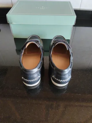 Zapatos náuticos azul marino