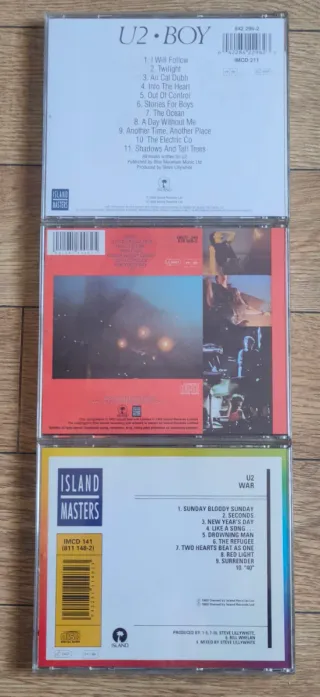 Lote 3 CDs U2