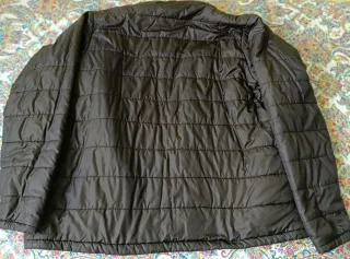 Cazadora acolchada negra hombre XXXL