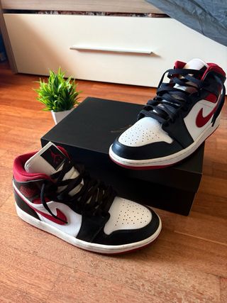 Air Jordan 1 Mid Chicago Toe - Taglia 42.5