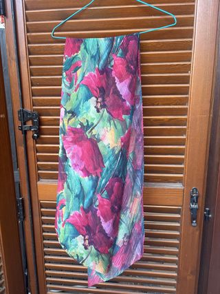 Foulard con stampa floreale