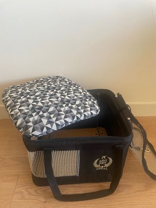 Caja transportín perro São Pet negro