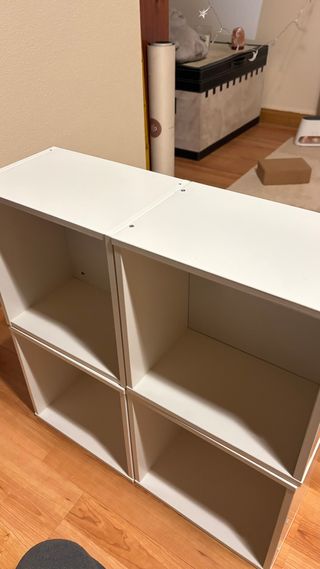 Estantes de pared cuadrados