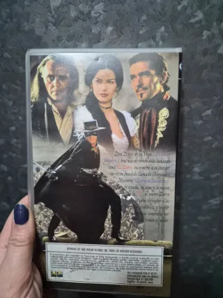 VHS La Máscara del Zorro