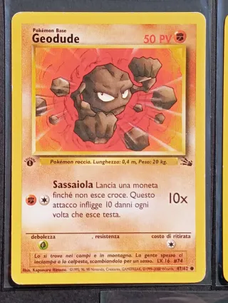 Carte dei Pokémon - Fossil
