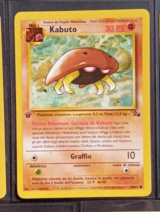 Carte dei Pokémon - Fossil