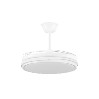 Ventilador Techo DC 59W Blanco 4 Aspas 107cm