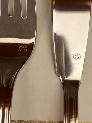 Cubertería  de pescado.R. Riboullon