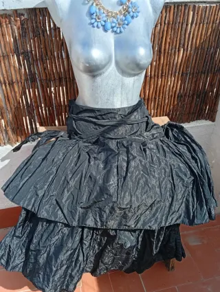 Falda fiesta Purificación García negra