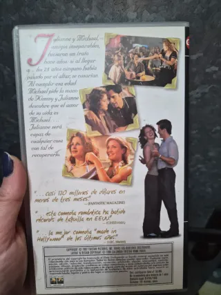 VHS La Boda de Mi Mejor Amigo