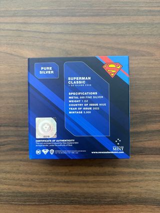 Moneda Plata Superman Classic 1 oz