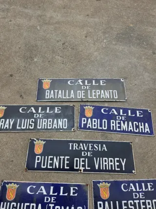 Elige Cartel esmaltado calles de Zaragoza