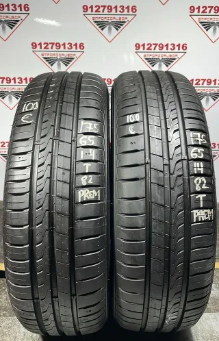 175 65 14 T HANKOOK RUEDA PREMIUM YA MONTADA