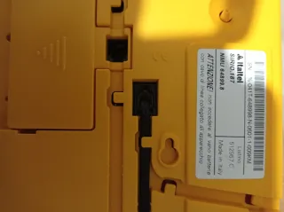 Telefono Sirio giallo e blu