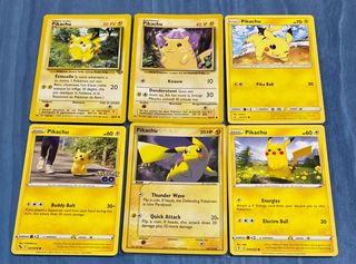 Cartas pokémon pikachu