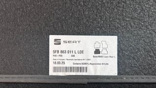 Alfombrillas SEAT León Originales como nuevas