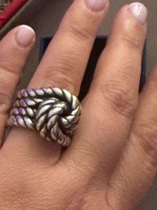 Anillo Nudo Marinero Plata