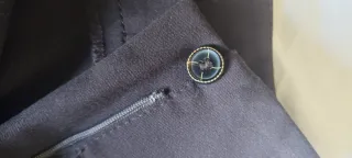 Pantaloni marrone scuro eleganti