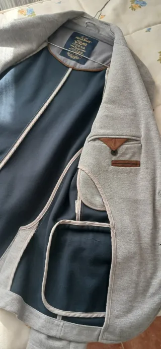 Chaqueta Pull&Bear Gris Talla M