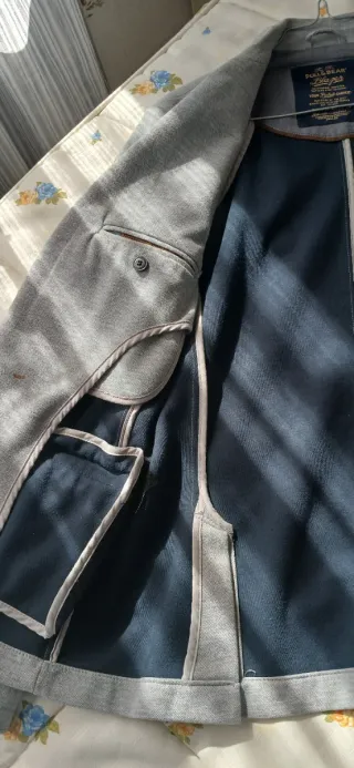 Chaqueta Pull&Bear Gris Talla M