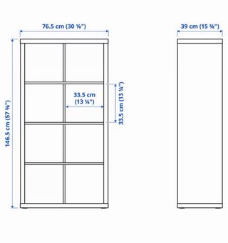 Scaffalatura KALLAX IKEA Bianca