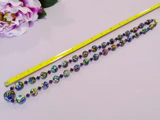 Collana Murano Millefiori Lunga 75cm