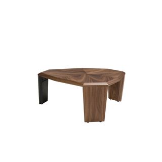 Mesa centro nogal con mínima tara - Angel Cerdá