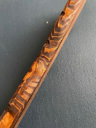 Bandeja decorativa de madera multicolor