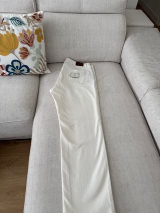 Pantalón blanco LLOYD'S SEMIPITILLO Talla 46