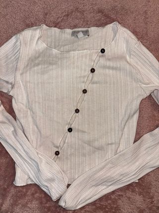 Pull&Bear Top Beige Talla S