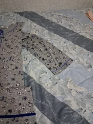 Camisón Tress estampado , regalo combinación rosa.