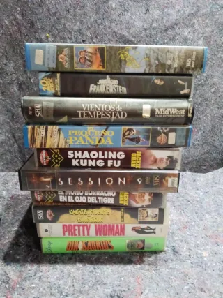 Lote 10 Películas VHS Acción Aventura Comedia