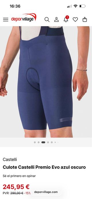 Culote Castelli Premio Evo