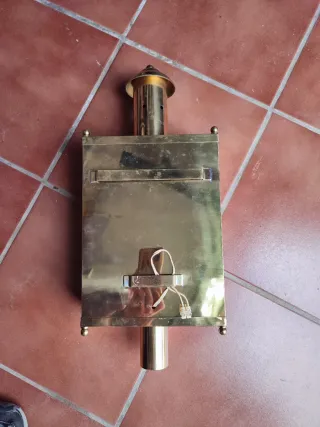 Farol antiguo latón precioso