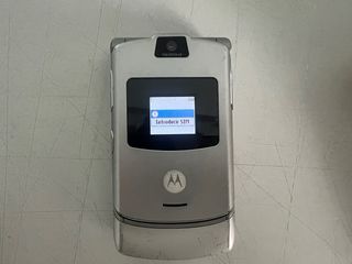 Motorola RAZR V3 Blu/Argento