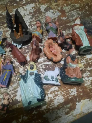 Figuras Belén Pesebre Antiguas