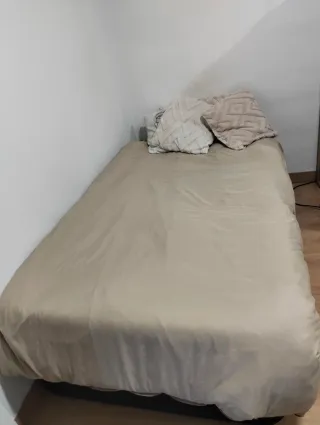 Canapé abatible tapizado+ colchón 105x90