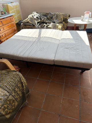 Sofá cama tela estampado