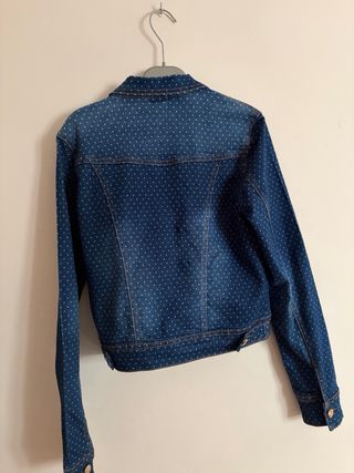 Chaqueta vaquera con lunares