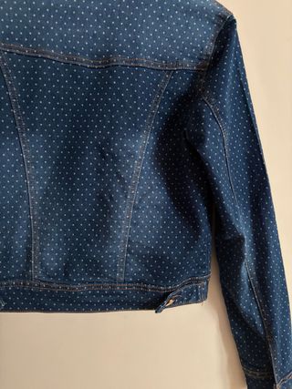 Chaqueta vaquera con lunares