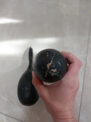 Maracas Nere in legno